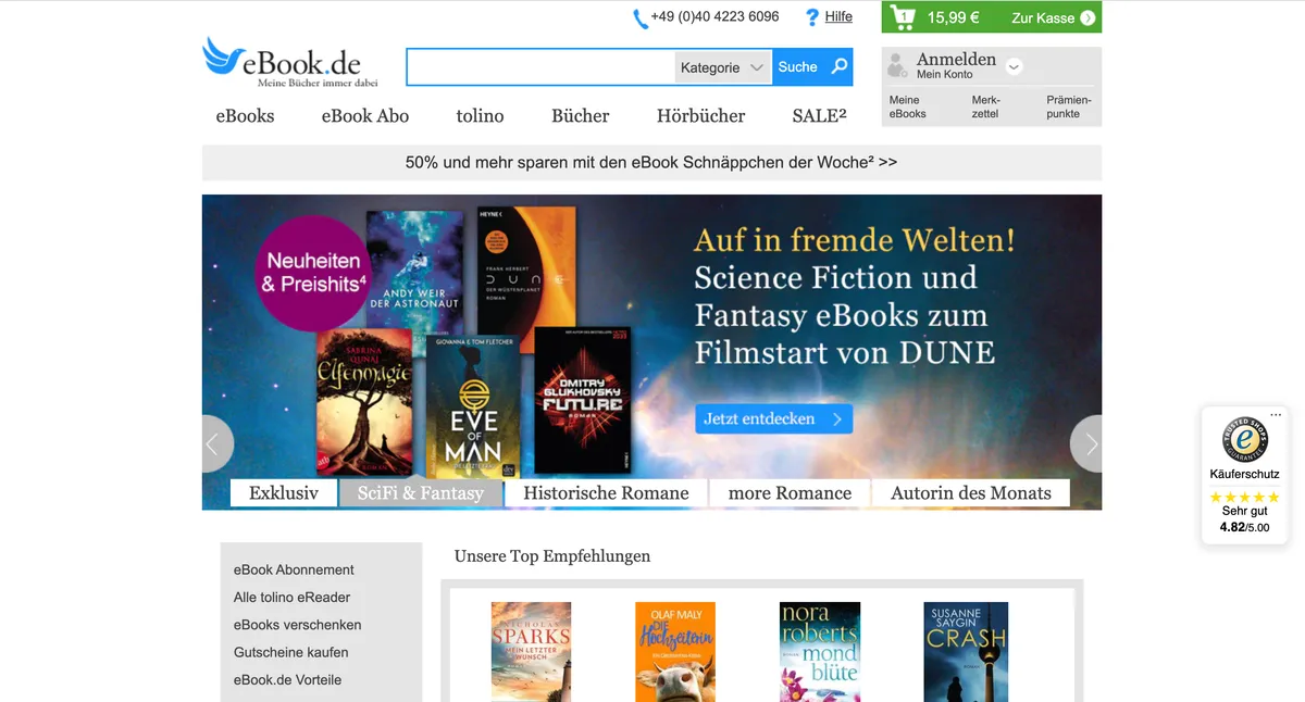 ebook webseite